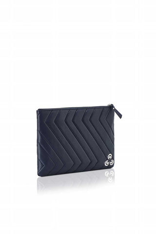 Dina at Mercer pouchette bag in Deep navy blue , Pouchette bag - Misela, alimitlessworld
