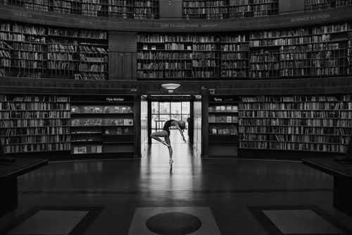Max Mode'n: Ballerina at Stockholm City Library Nr.2 , Photography - Max Moden, alimitlessworld
