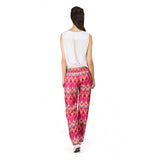 PANTS MANOLA IN PINK INCA in SILK , trousers - MY JEMMA, alimitlessworld
 - 3