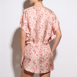 TUNICA STELLA IN PINK PEACOCK PRINTS SILK , Tunica - MY JEMMA, alimitlessworld
 - 2