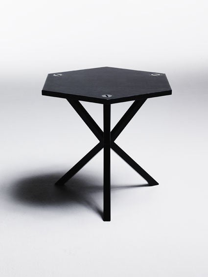 NEB HEXAGONAL SIDE TABLE IN BLACK , table - Per Soderberg | No Early Birds, alimitlessworld
