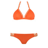BRAIDED CASCADE in sunset orange , Bikini - DEMADLY, alimitlessworld
 - 4