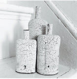 Handmade, one off and bespoke ceramic ' small cracked bottle ' , ceramic decorative bottles - Raffaella Molin, alimitlessworld
 - 1