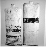 HANDMADE, ONE OFF AND BESPOKE . CERAMIC DECORATIVE BOTTLES ( SOLD AS SET OF TWO) , ceramic decorative bottles - Raffaella Molin, alimitlessworld
 - 1