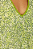 SCARF DRESS Green Sea Shimmer in silk , Dress - BEACH CANDY, alimitlessworld
 - 3