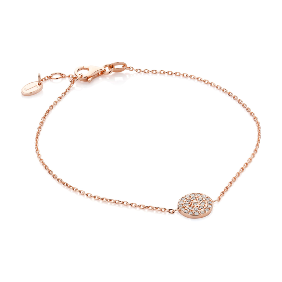 Rose gold 2025 disc bracelet