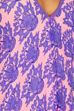 SCARF DRESS Purple Karma Crab in silk , Dress - BEACH CANDY, alimitlessworld
 - 3